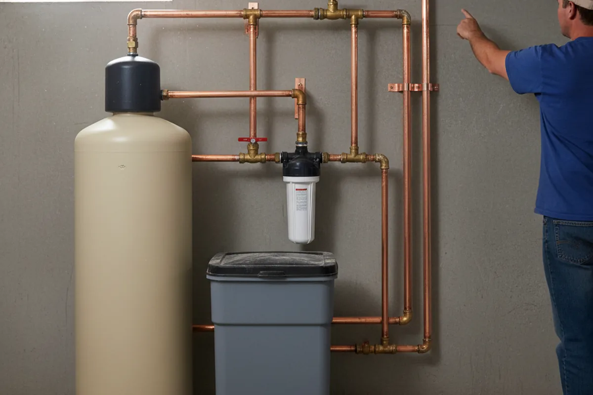 Whole-house water treatment system installed in Hayes